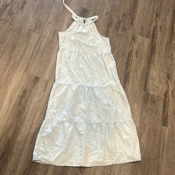halter dress cotton Halter Mini Dress main image 1